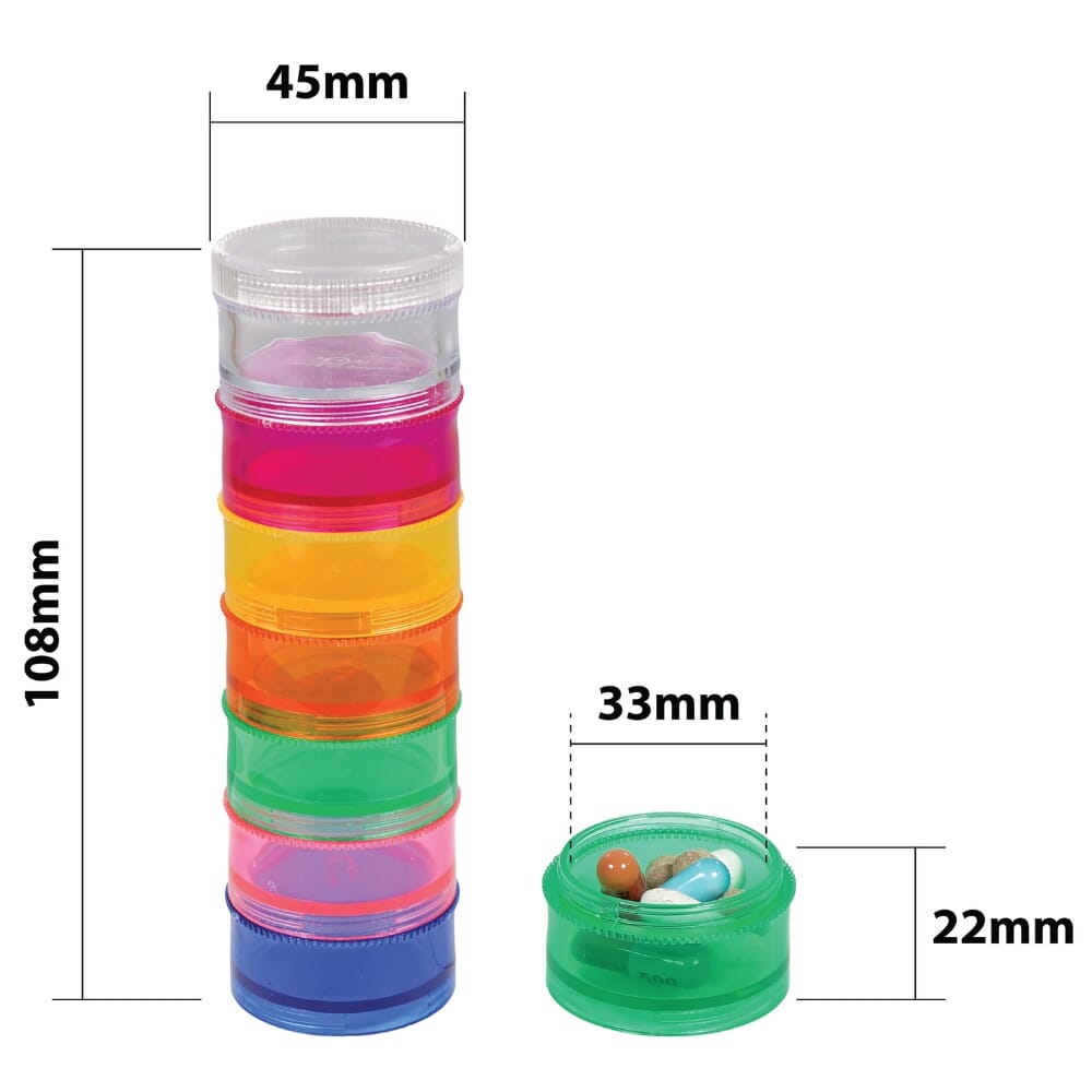 stacking pill box dimensions