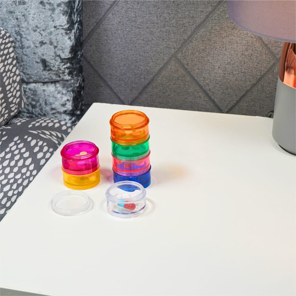 stacking pill box lifestyle