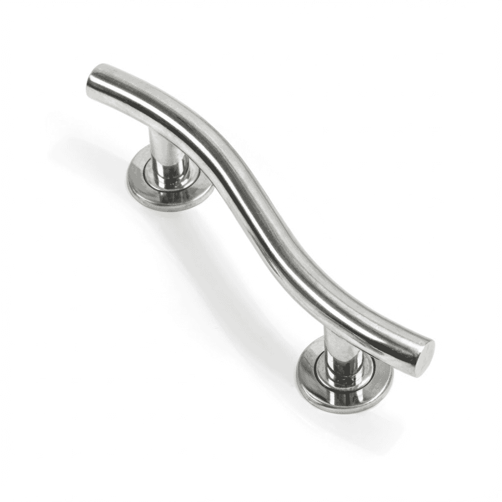 View Stainless Steel Curved Grab Rail 350mm information