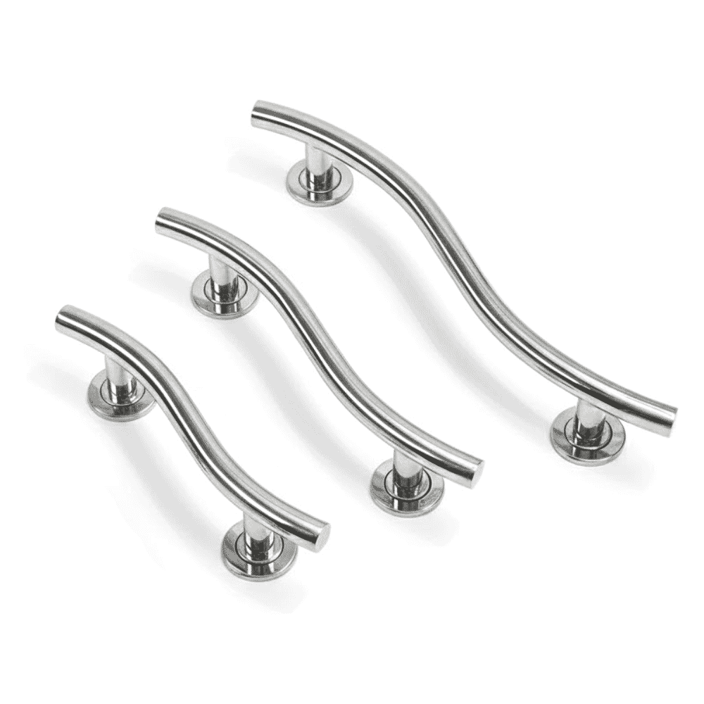 Stainless Steel Curved Grab Rail