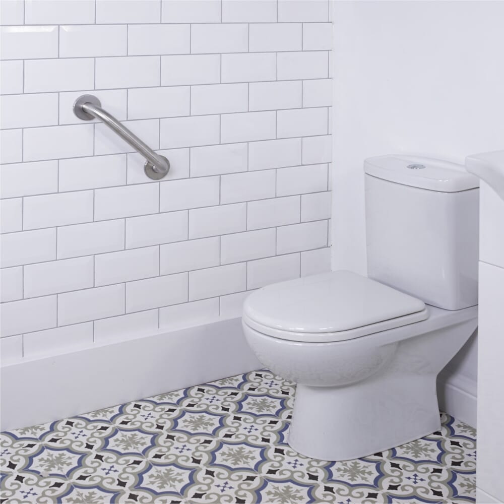 stainless steel grab bar 300mm lifestyle