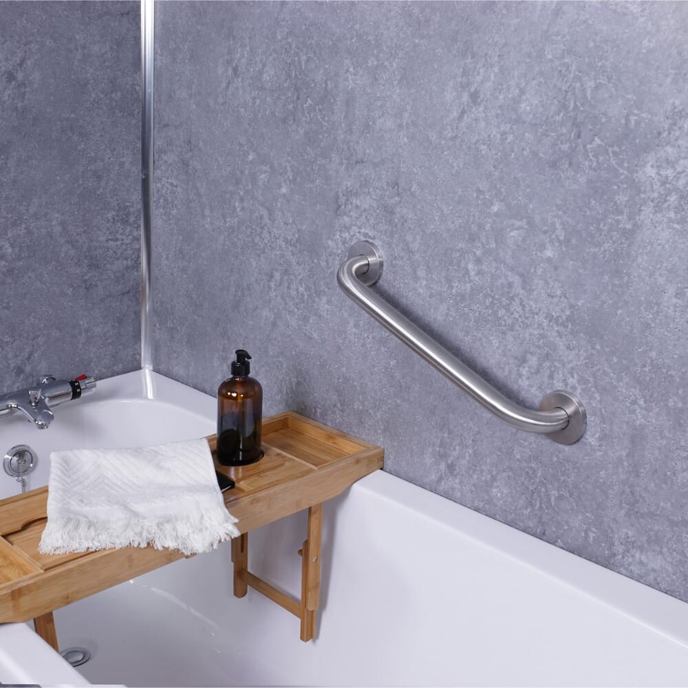stainless steel grab bar 450mm lifestyle