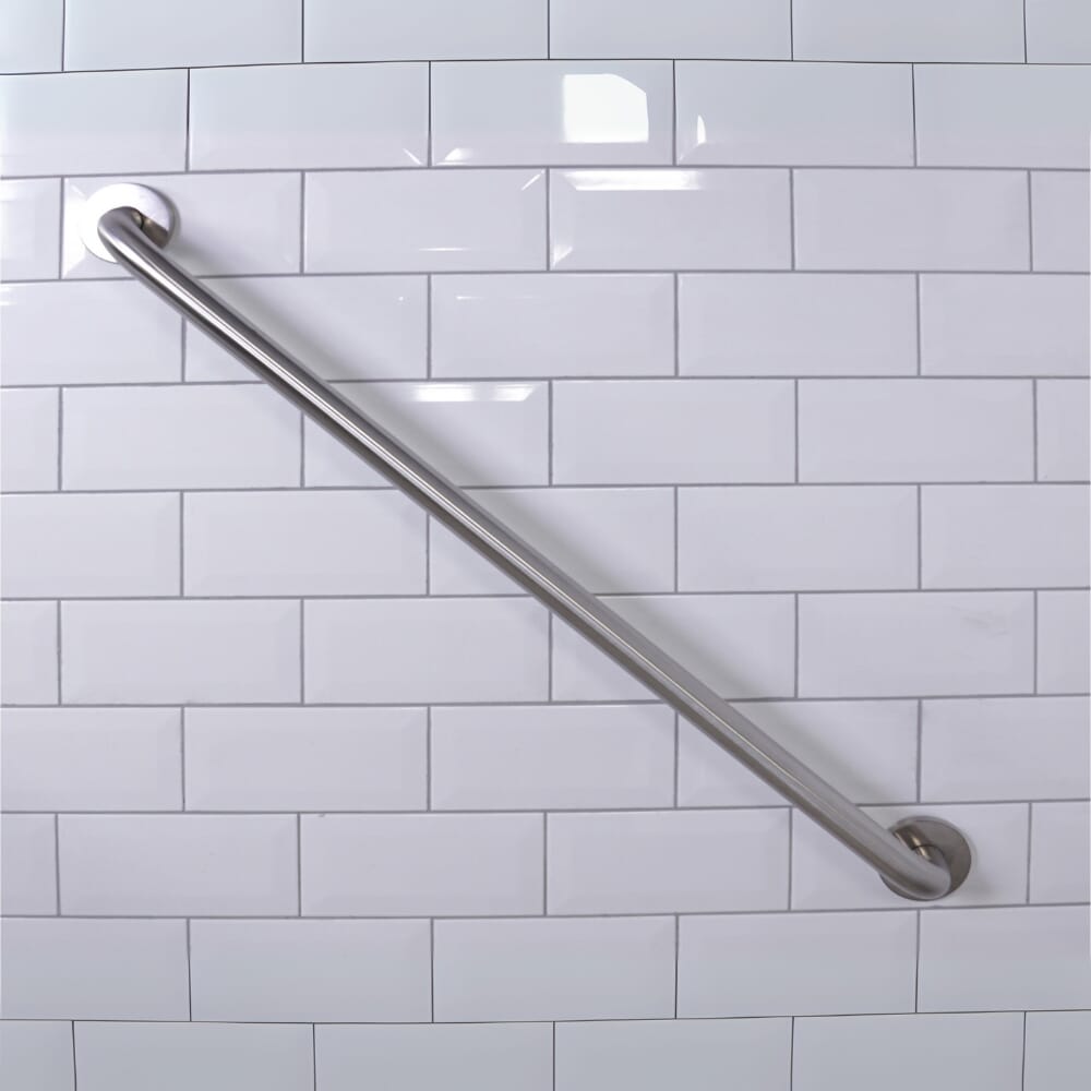 stainless steel grab bar 900mm on wall