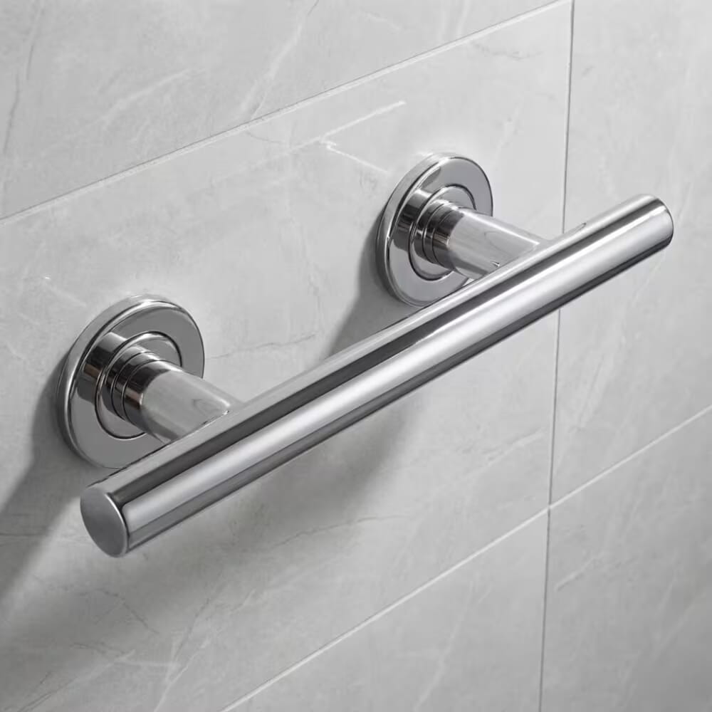 stainless steel straight grab rail 350mm on wall
