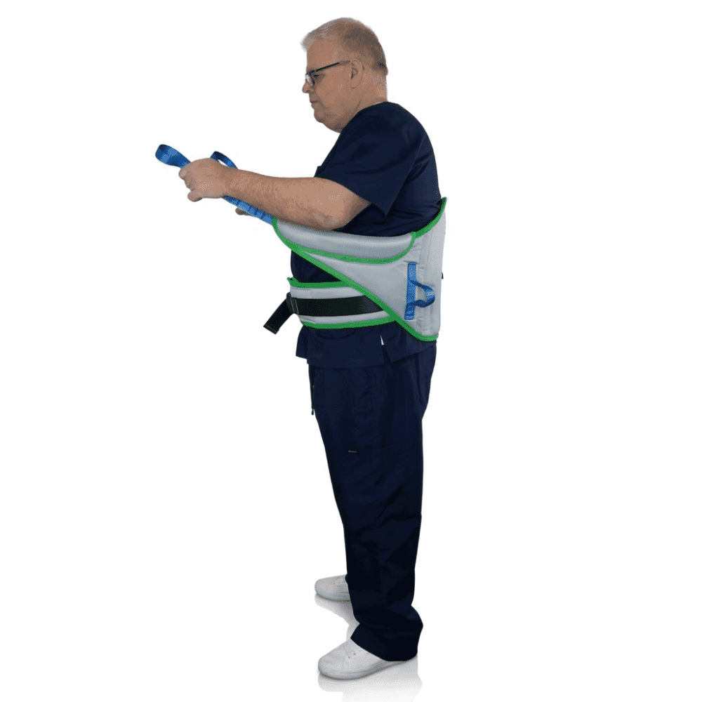 stand aid sling in use