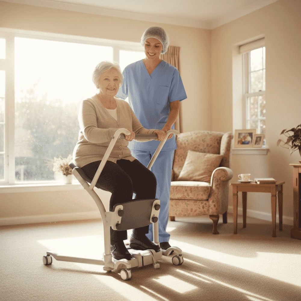 stand assist lifestyle living room