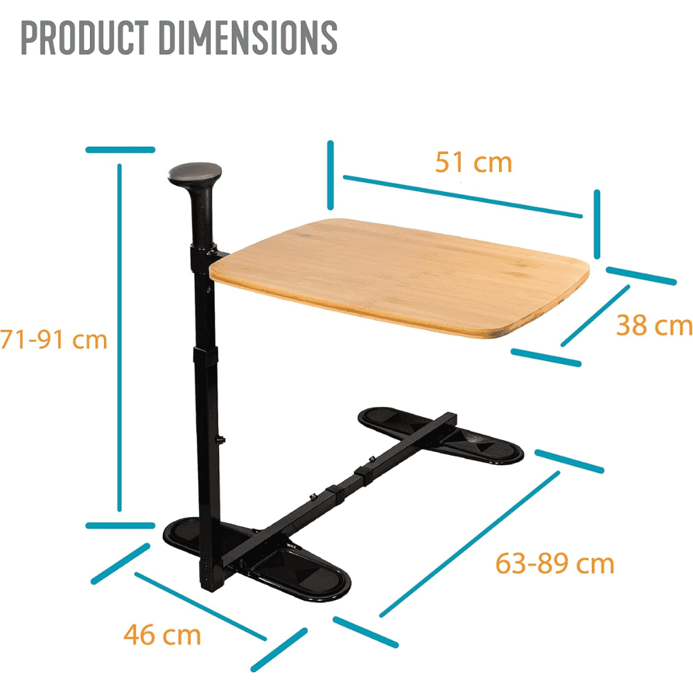 stander omni tray dimensions