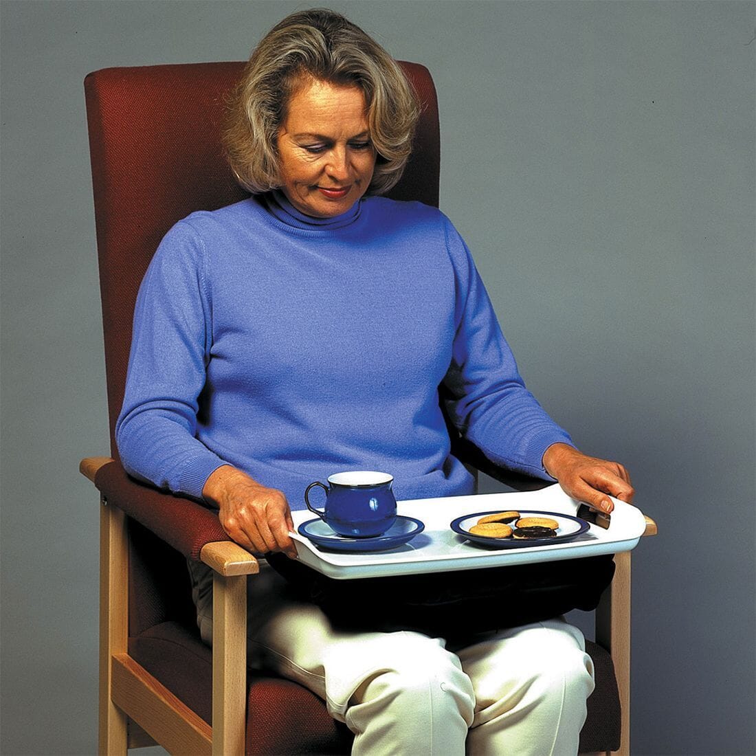 Lap Trays For Eating, Non-Slip Folding Lap Trays For Disabled