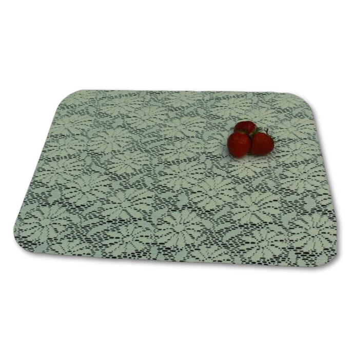 stayput non slip fabric tablemat 30 x 40cm floral