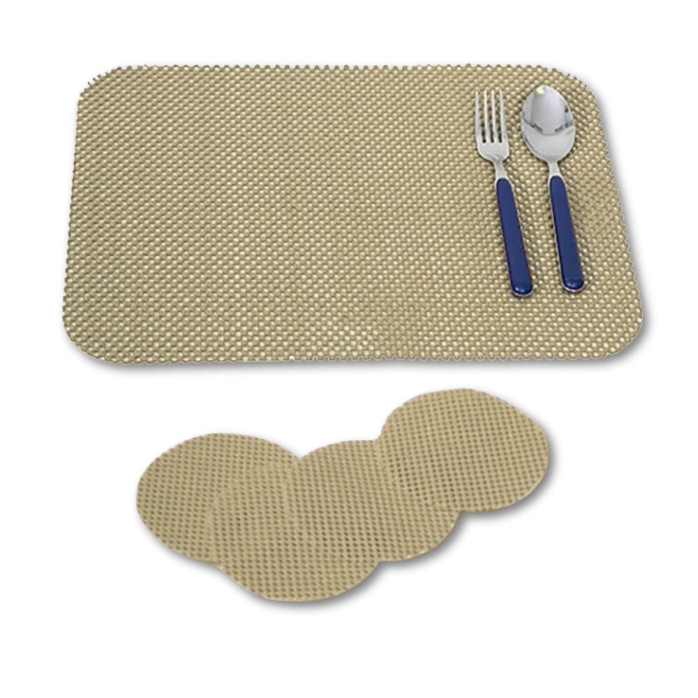 View StayPut NonSlip Tablemat and Coaster Set of four Almond information