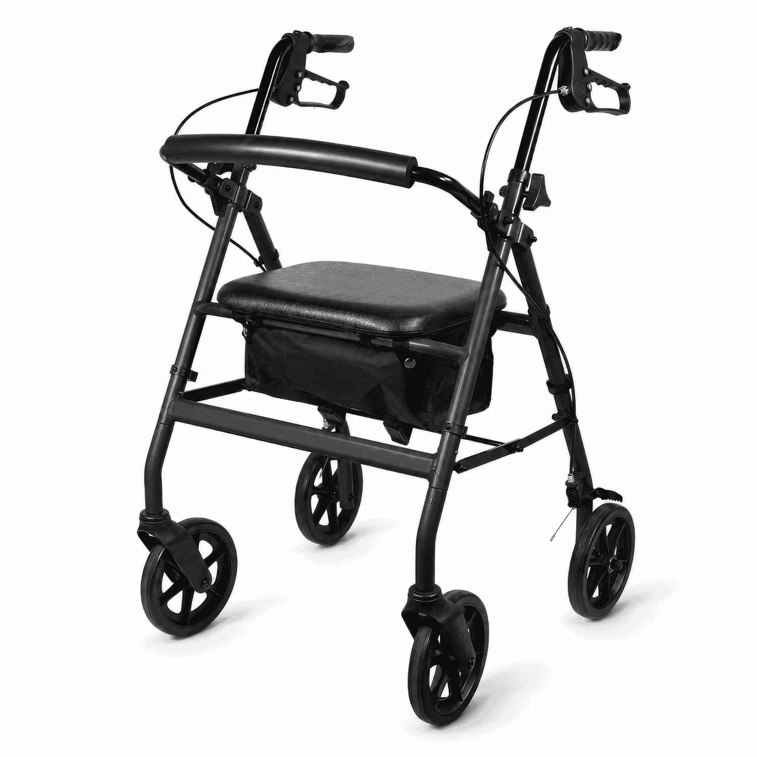 Steel Rollator with Seat