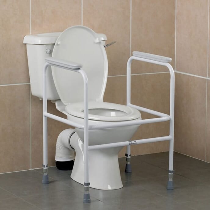 steel toilet surround