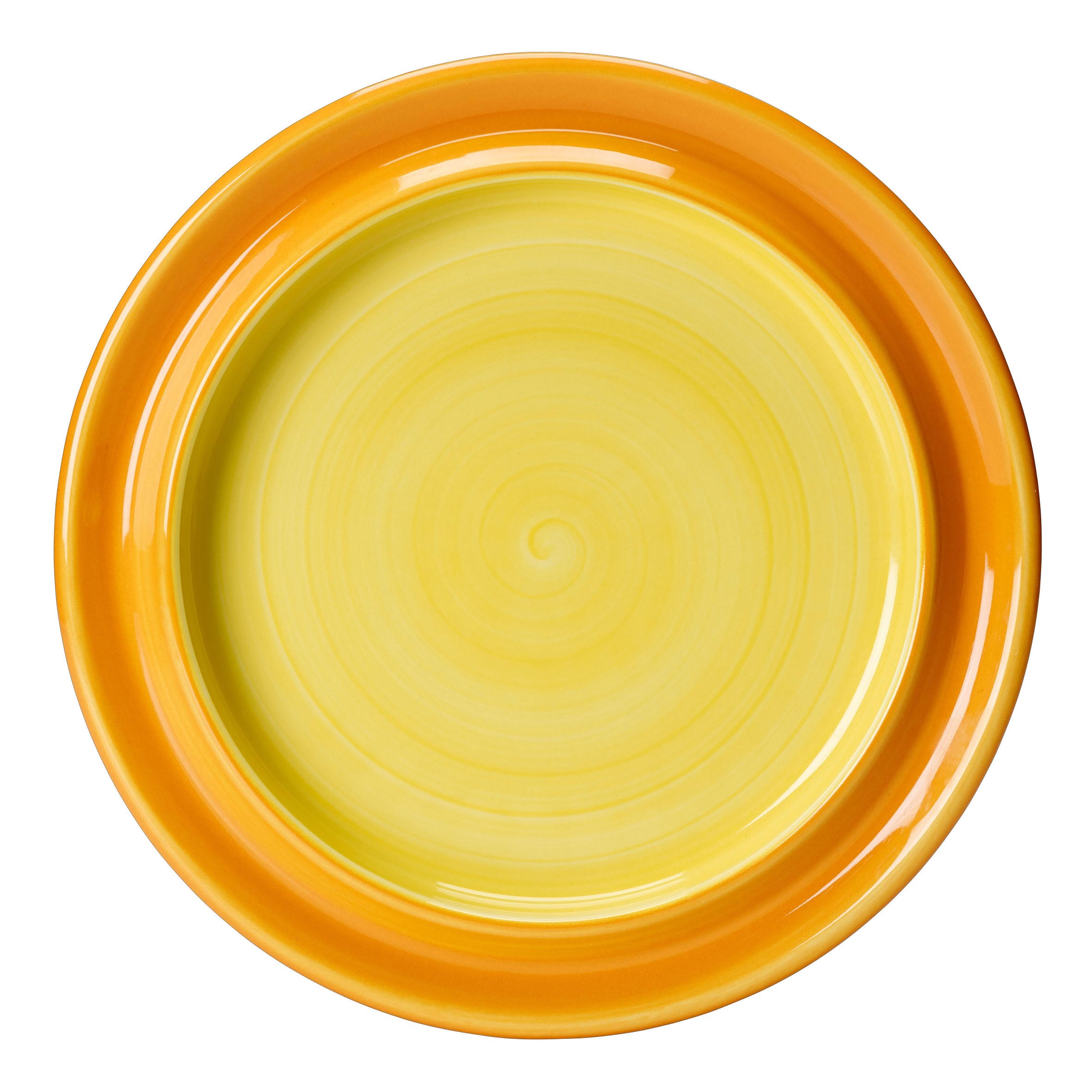steelite freedom crockery 26cm plate yellow