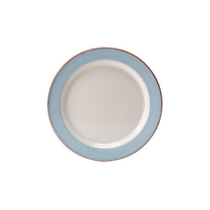 steelite freedom crockery rio blue 15 75cm slimline plate