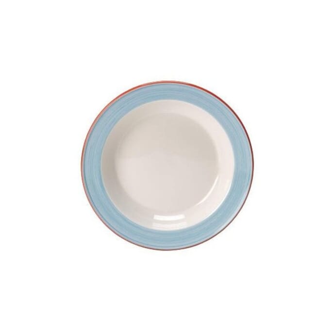 steelite freedom crockery rio blue 21 5cm soup plate