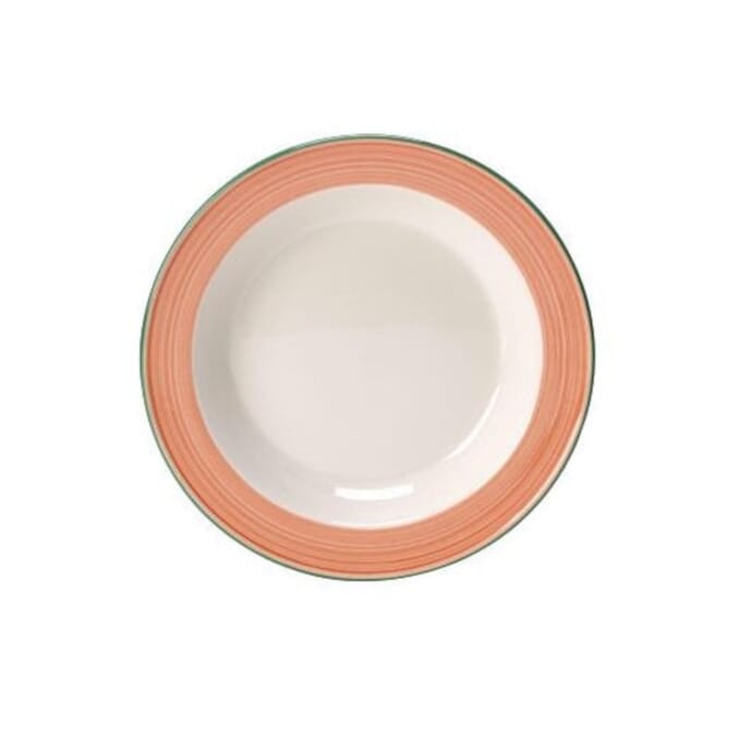 steelite freedom crockery rio pink 21 5cm soup plate