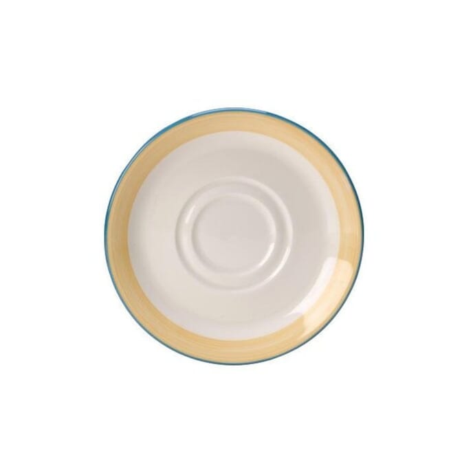 steelite freedom crockery rio yellow 14 5cm saucer