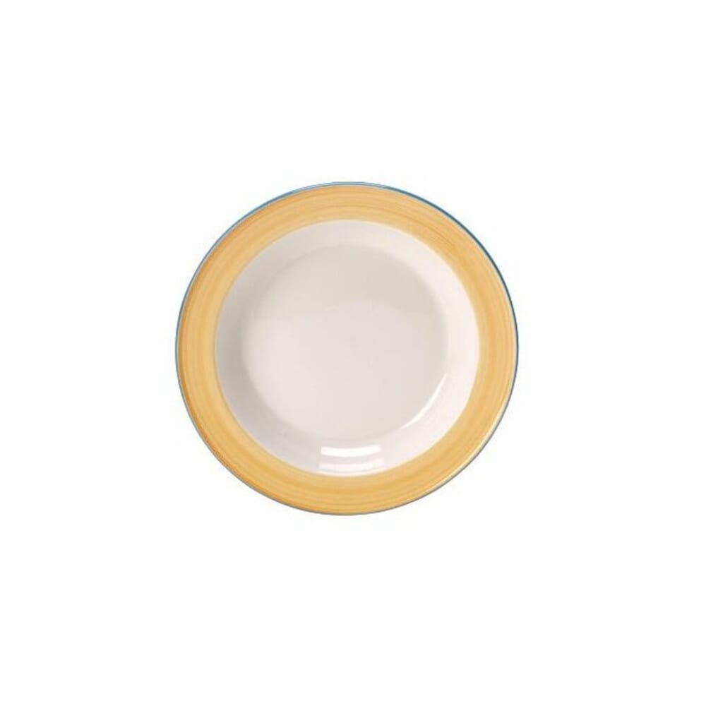 steelite freedom crockery rio yellow 21 5cm soup plate
