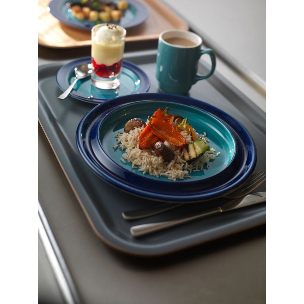 View Steelite Freedom Crockery 23cm Slimline Plate Blue information