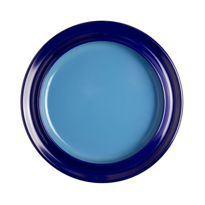 steelite freedom melamine 25cm plate blue