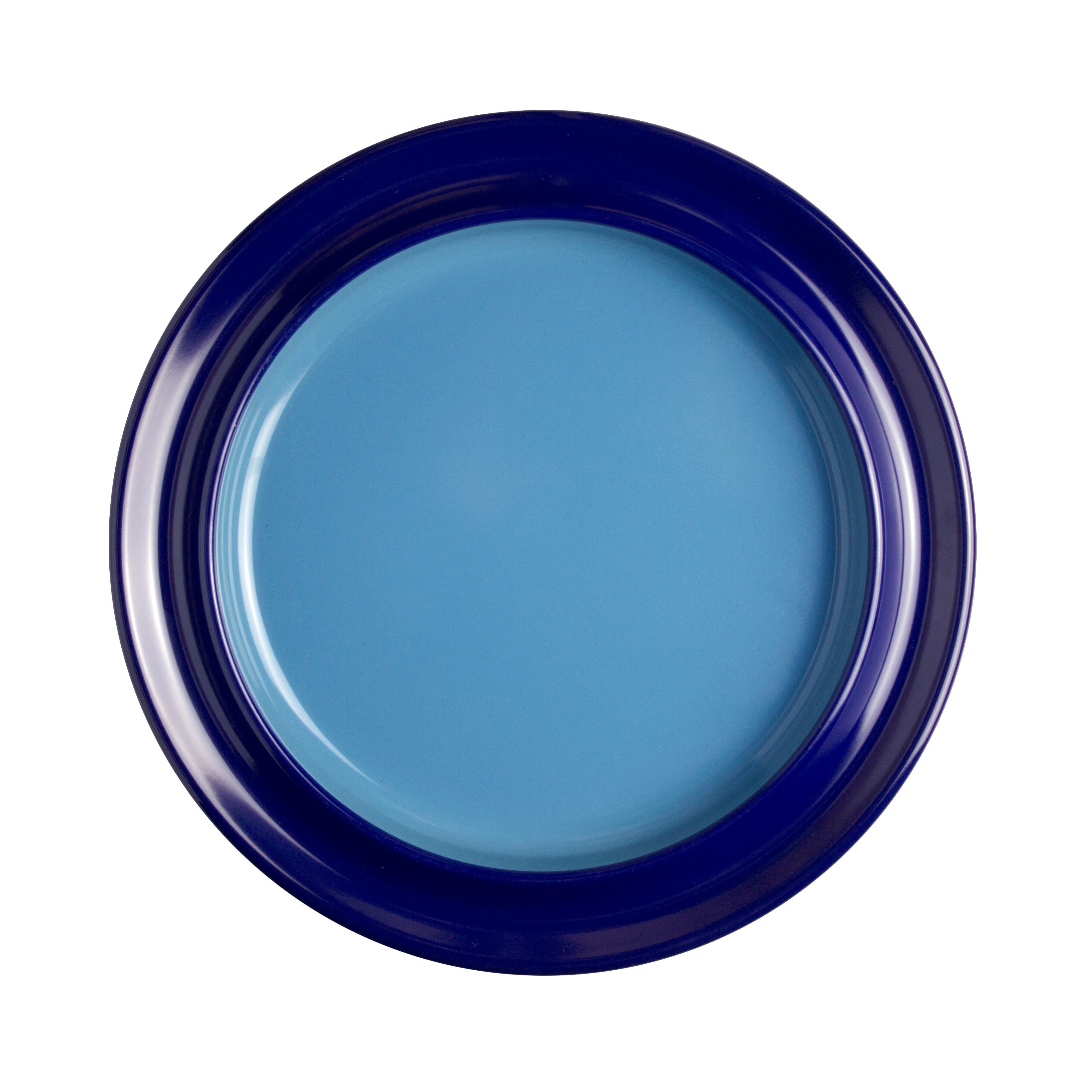 steelite freedom melamine 25cm plate blue