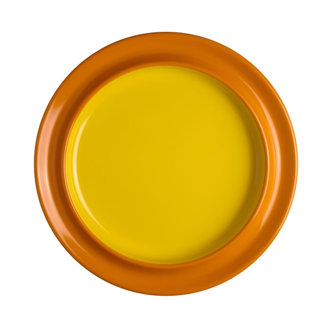 steelite freedom melamine 25cm plate yellow