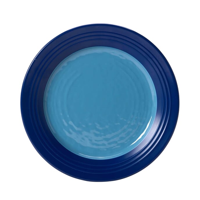 steelite freedom melamine plate blue