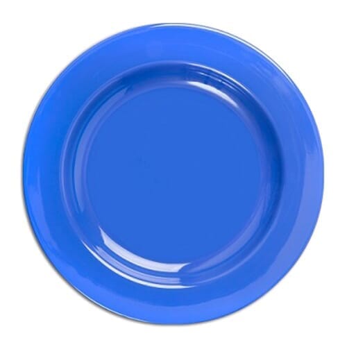View SteepSide Plastic Plate Steep Melamine Plate Blue information