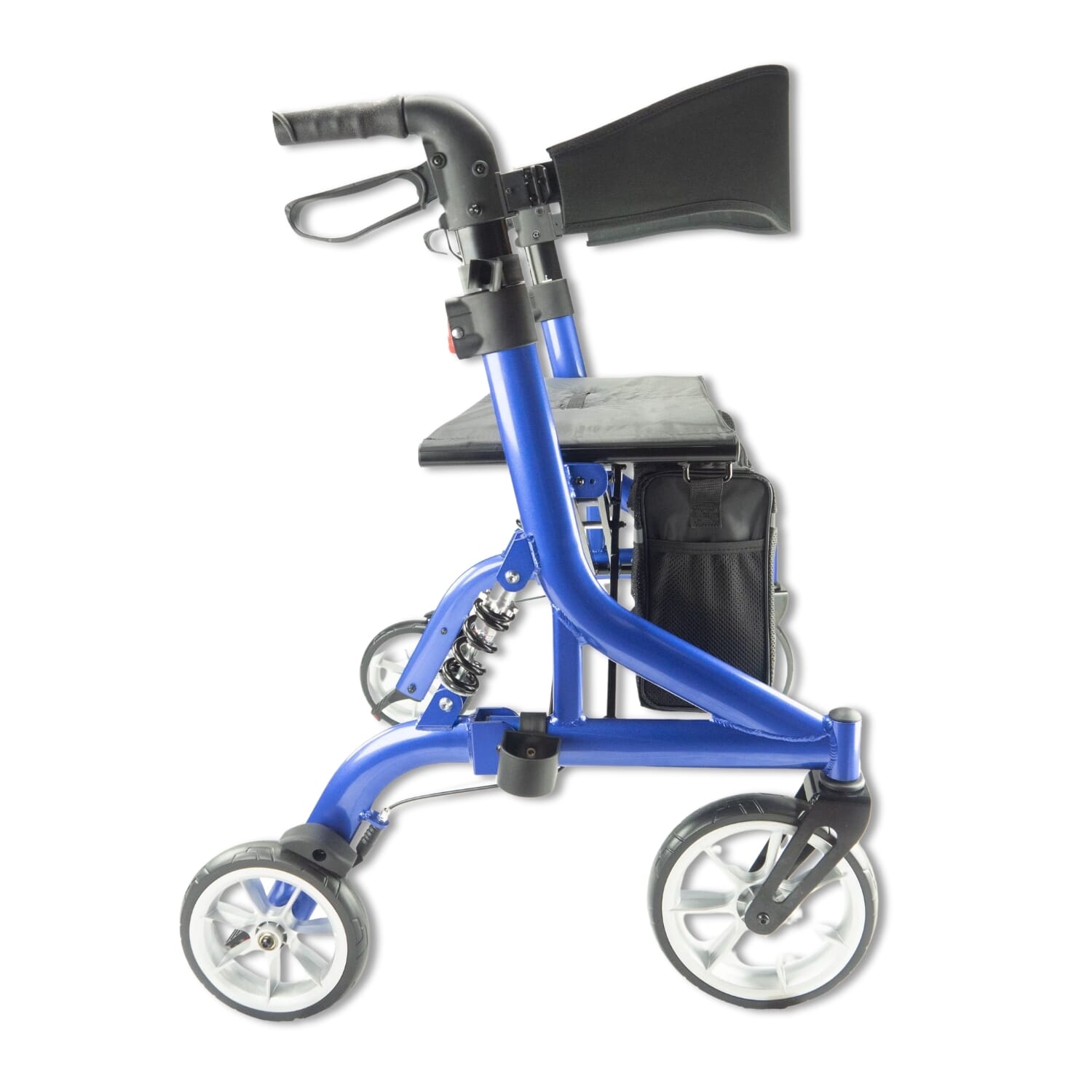 stratus bariatric rollator blue side
