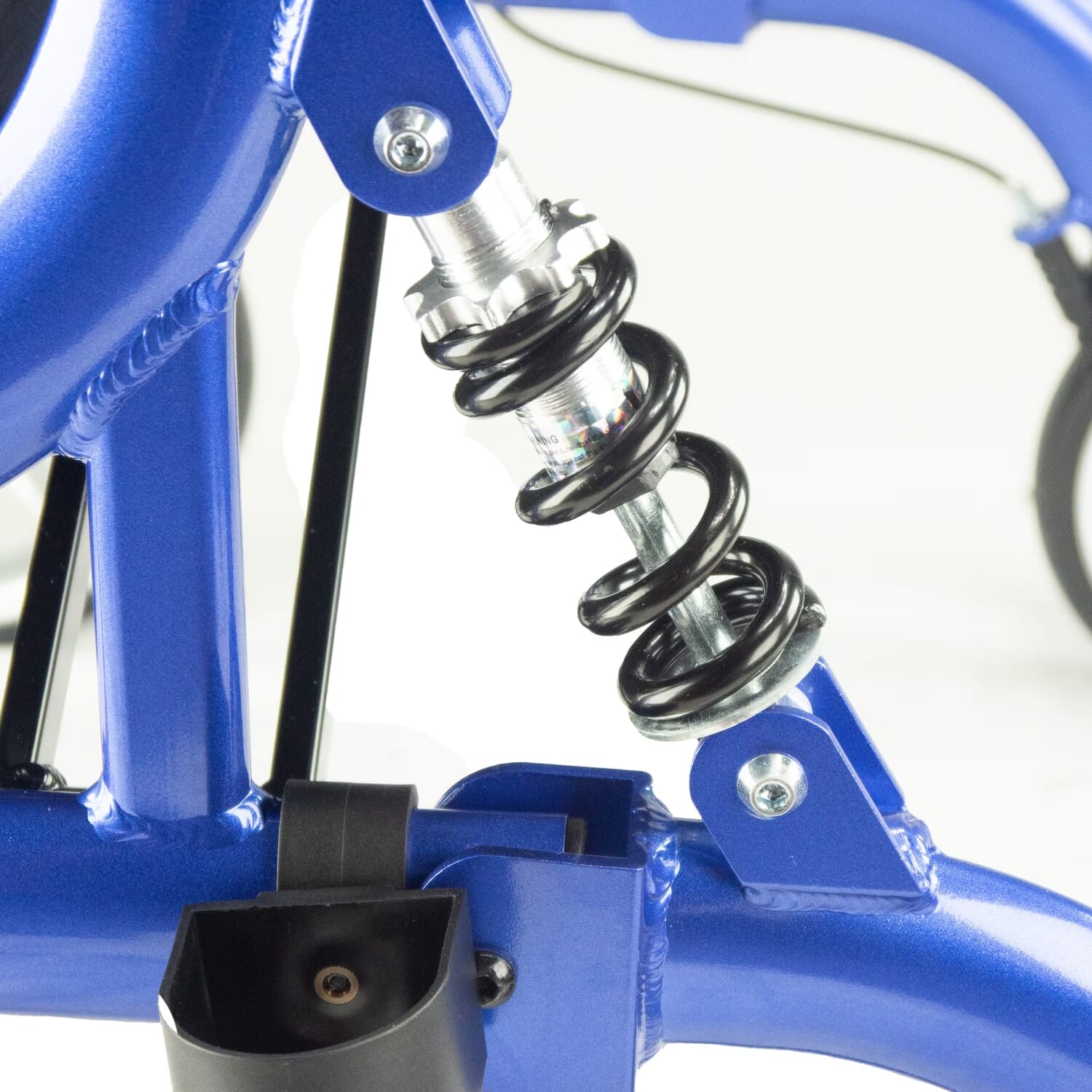 stratus bariatric rollator blue suspension