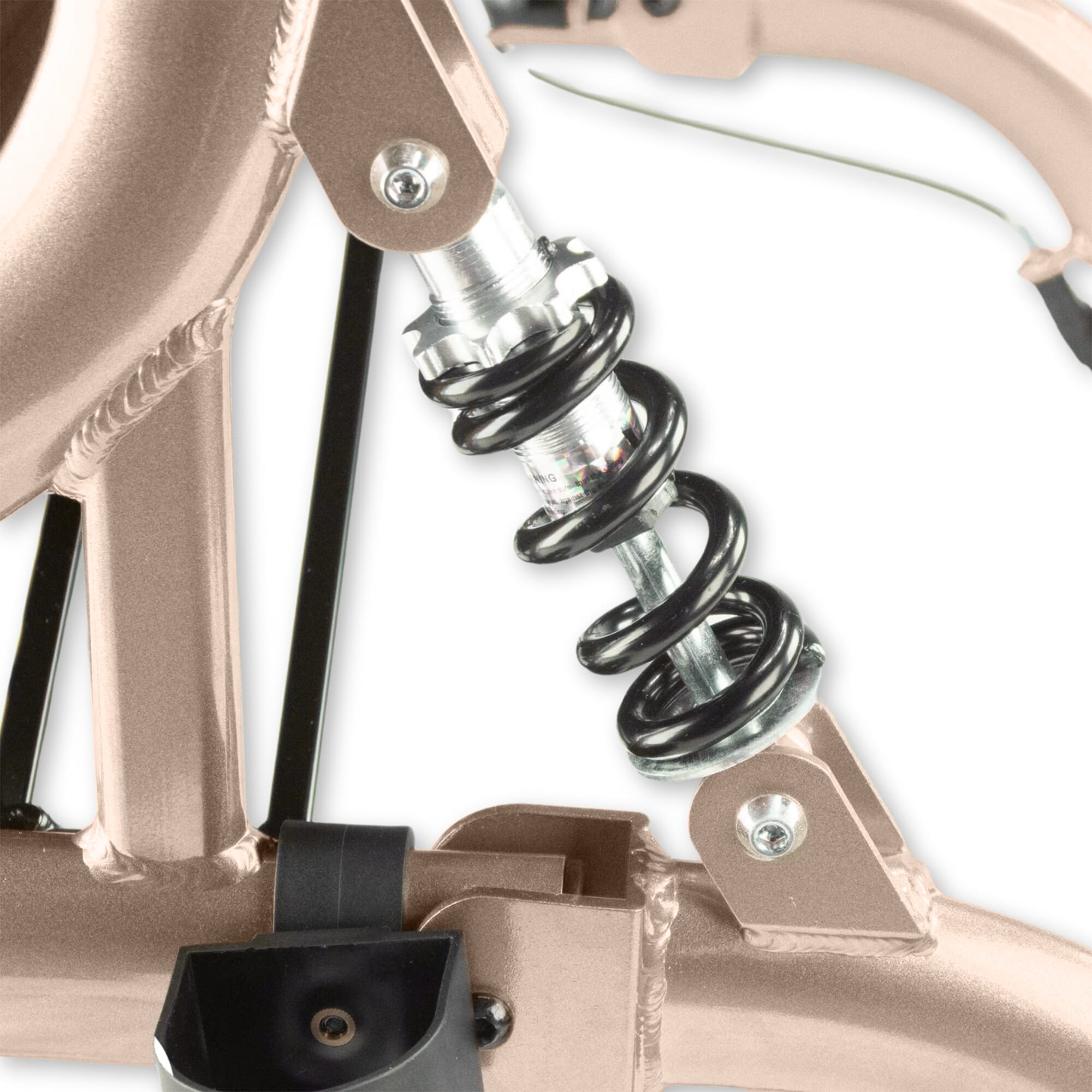 stratus bariatric rollator dusty pink suspension