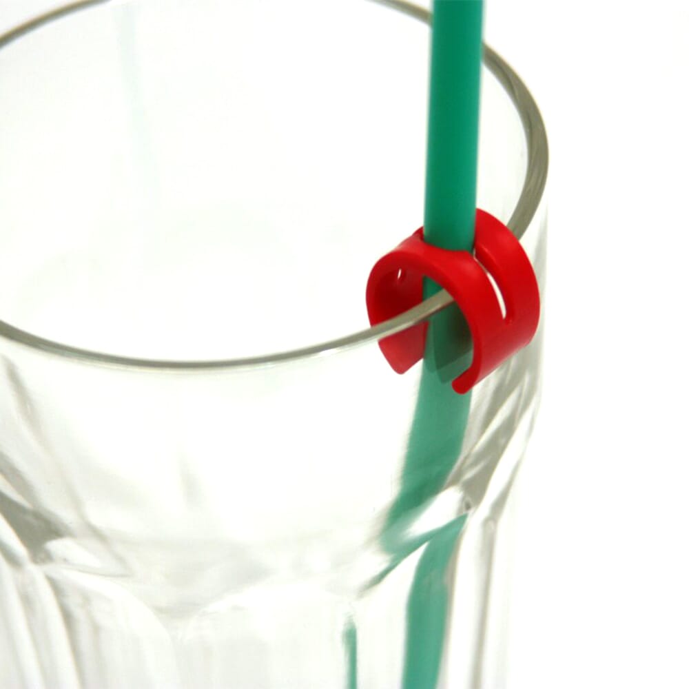 Strawberi Straw Holder - Pack of 10