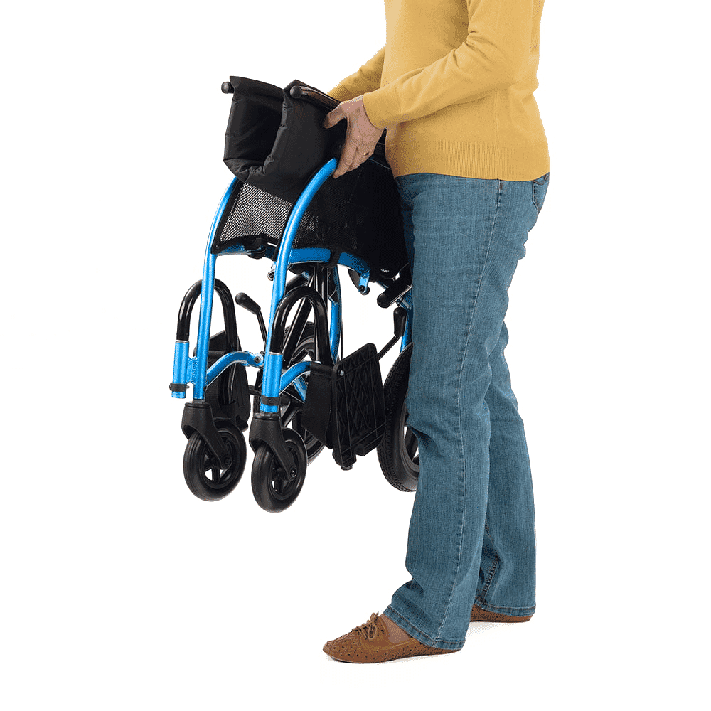 strongback wheelchair folded