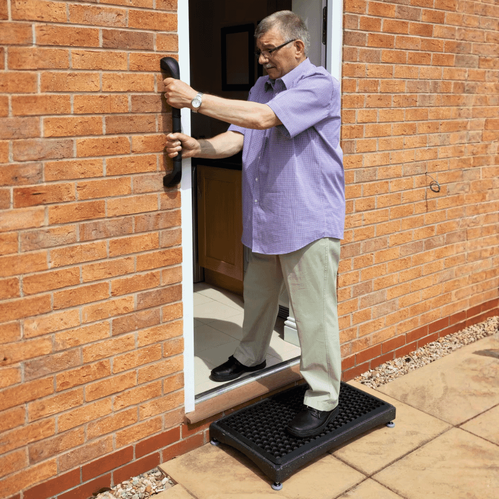 sturdy half step in use