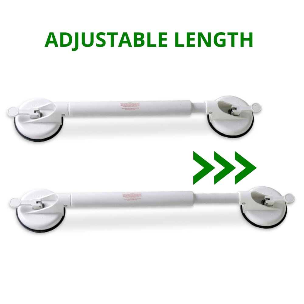 suction cup grab bars adjustment