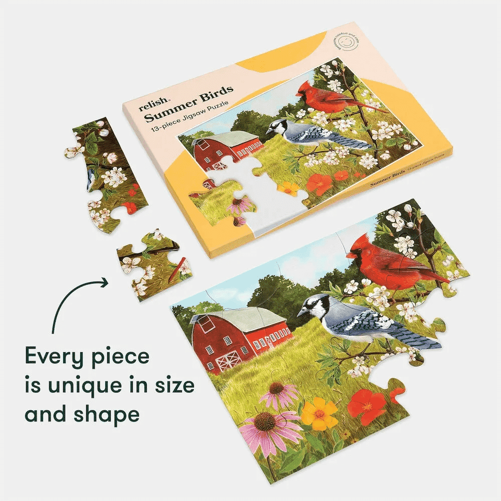 summer birds 13 piece puzzle 4