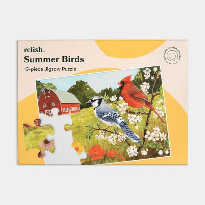 summer birds 13 piece puzzle