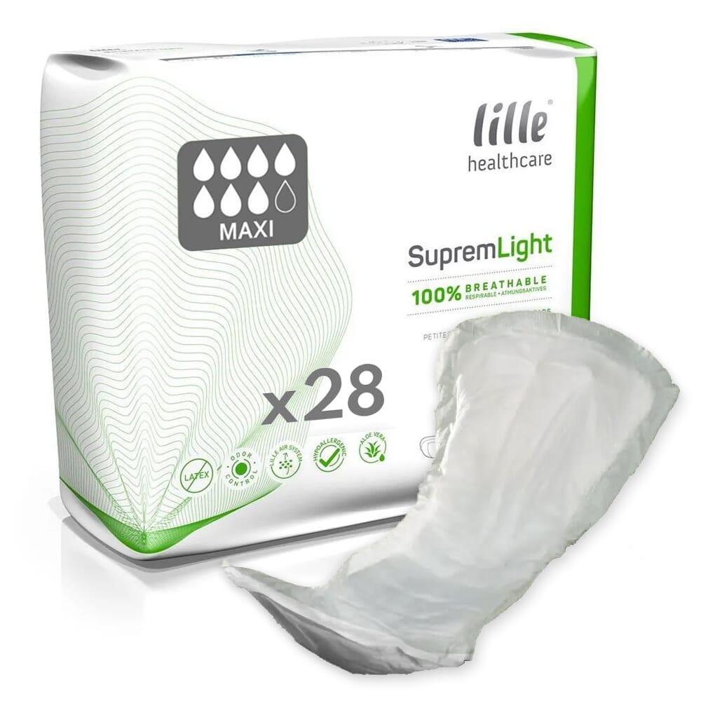 View Supreme Light Pads 1030ml 1 pack of 28 pads information