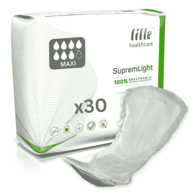 supreme light pads 1030ml 1 pack of 30 pads