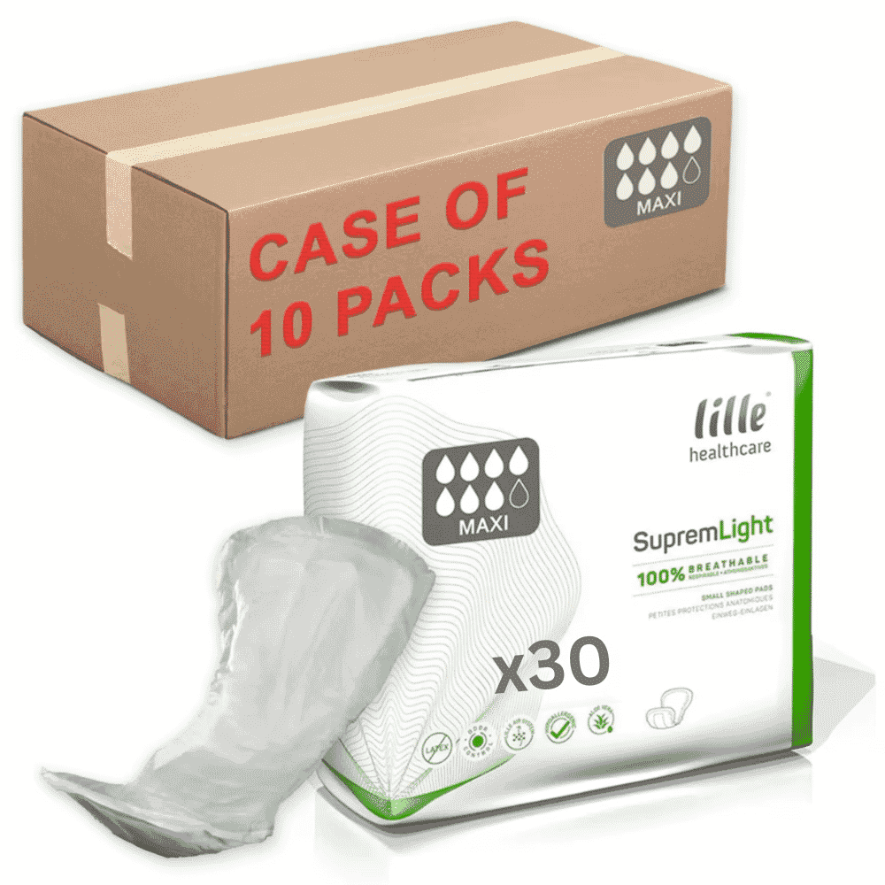 supreme light pads 1030ml 10 packs of 30 pads