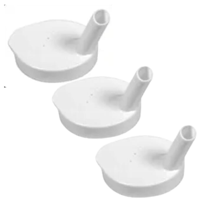 sure grip beaker feeding lid top pack of 3