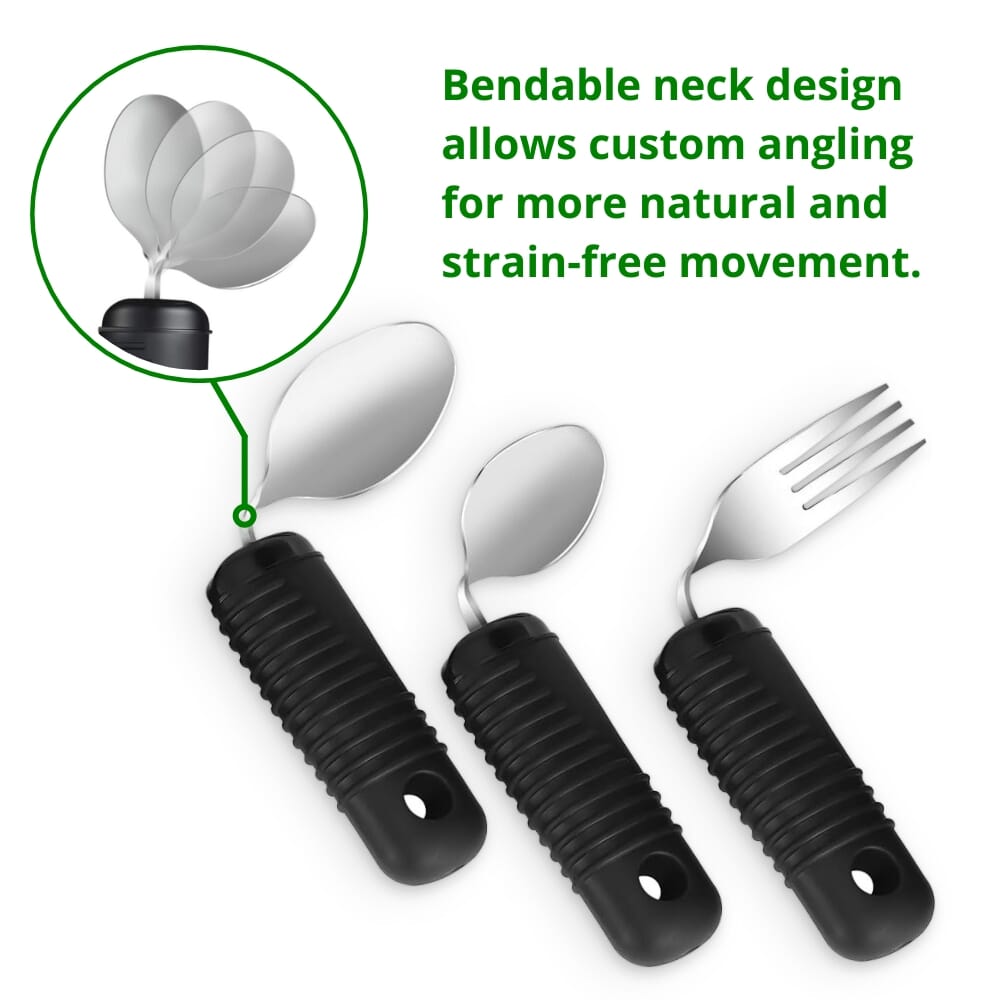 sure grip bendable cutlery bendable