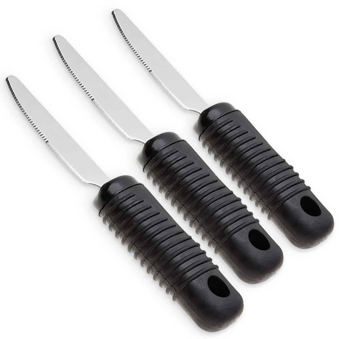 sure grip cutlery knife pack of 3