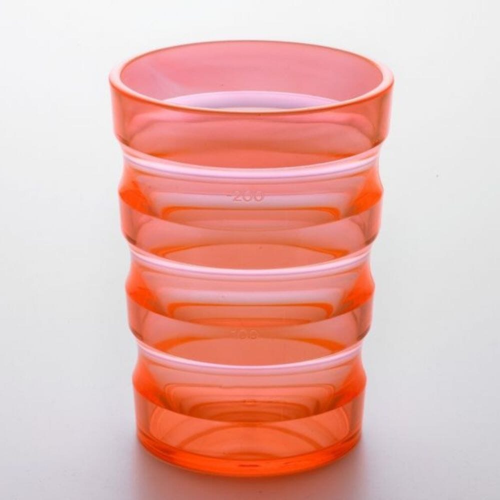 View Sure Grip NonSpill Cup Orange Cup with Drinking Lid information