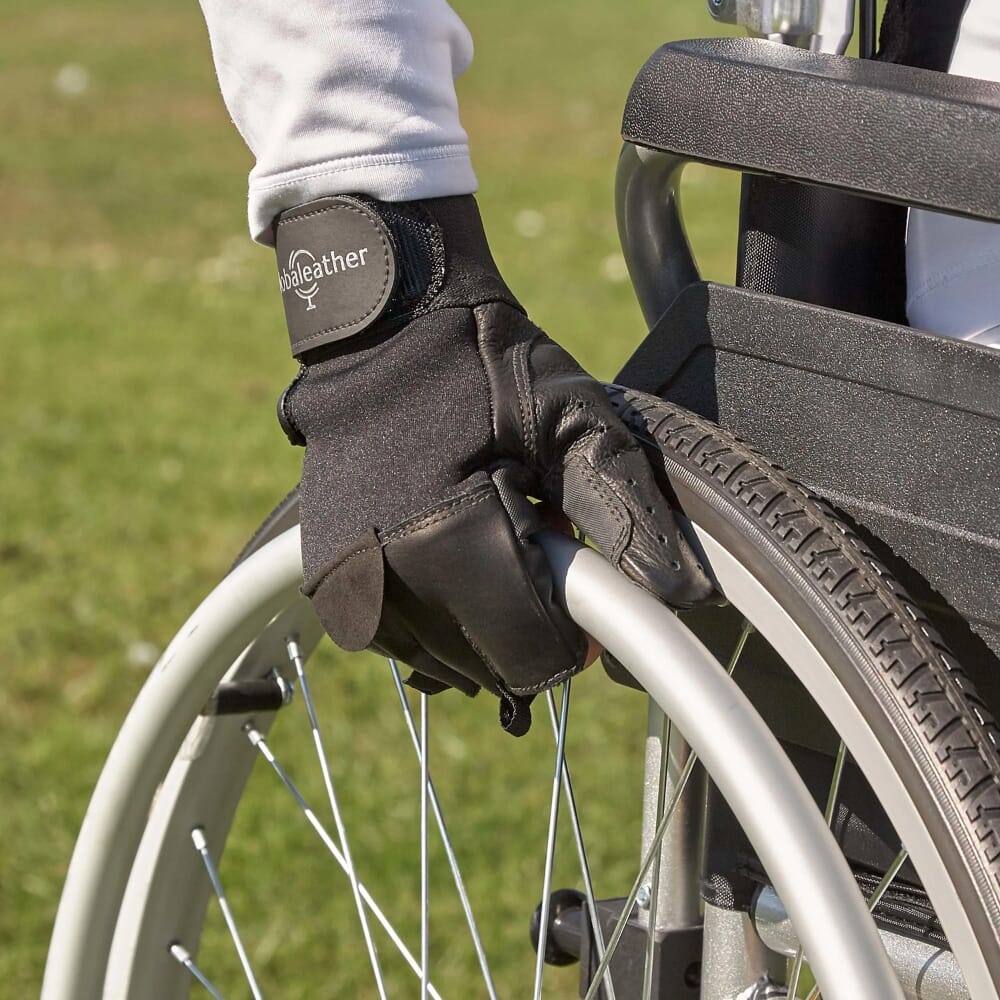 suregrip wheelchair gloves open lifestyle