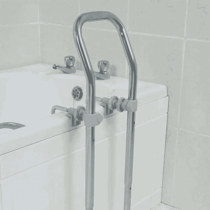 swedish bath rail chrome plated steel