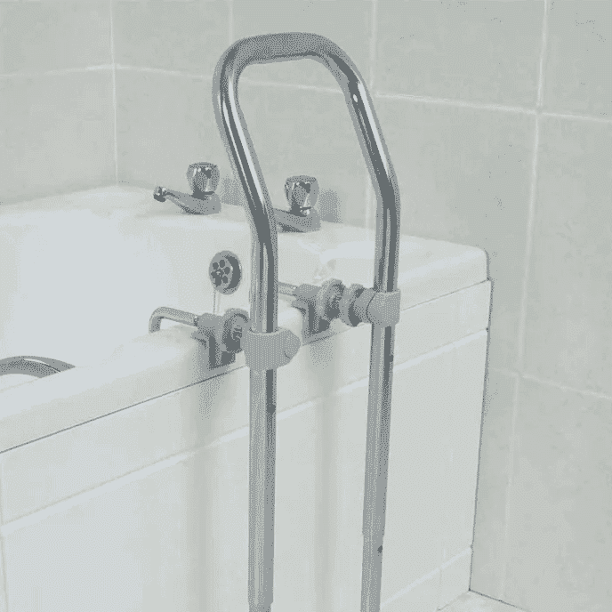 swedish bath rail chrome plated steel