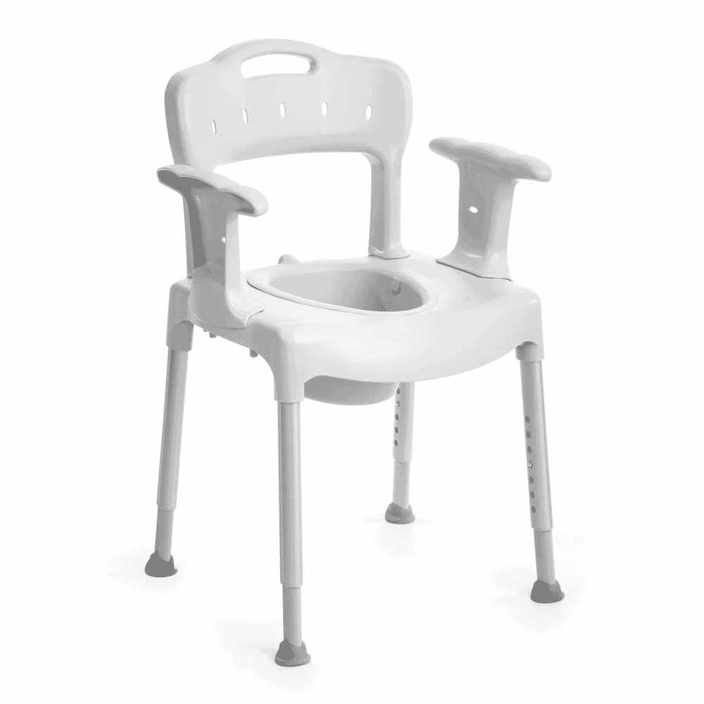 swift 4 in 1 shower commode chair no padding