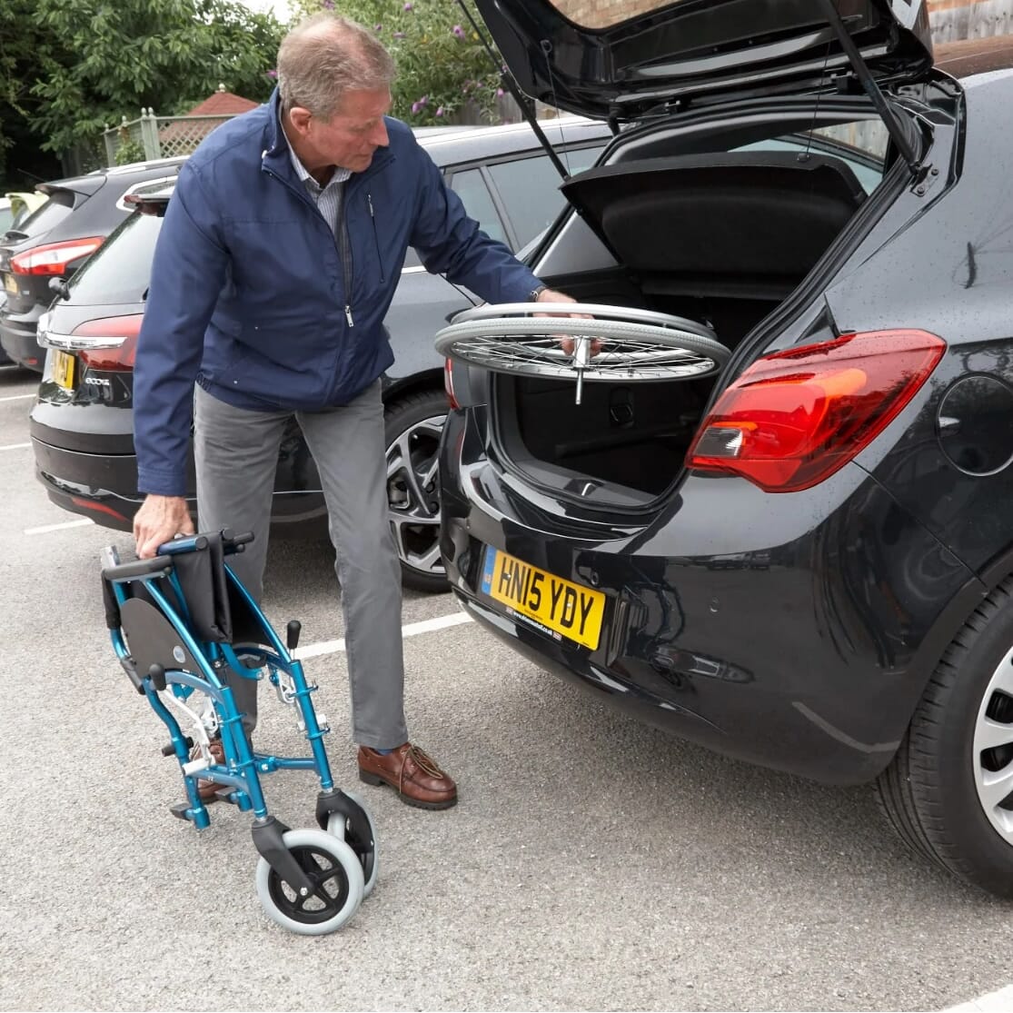 swift wheelchair into boot