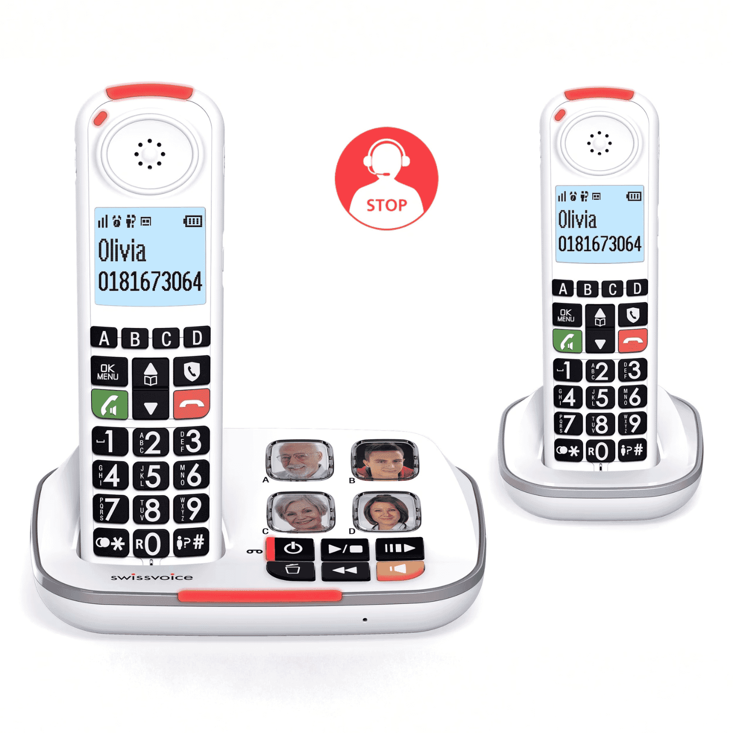 swissvoice xtra 2355 cordless phone twin call block